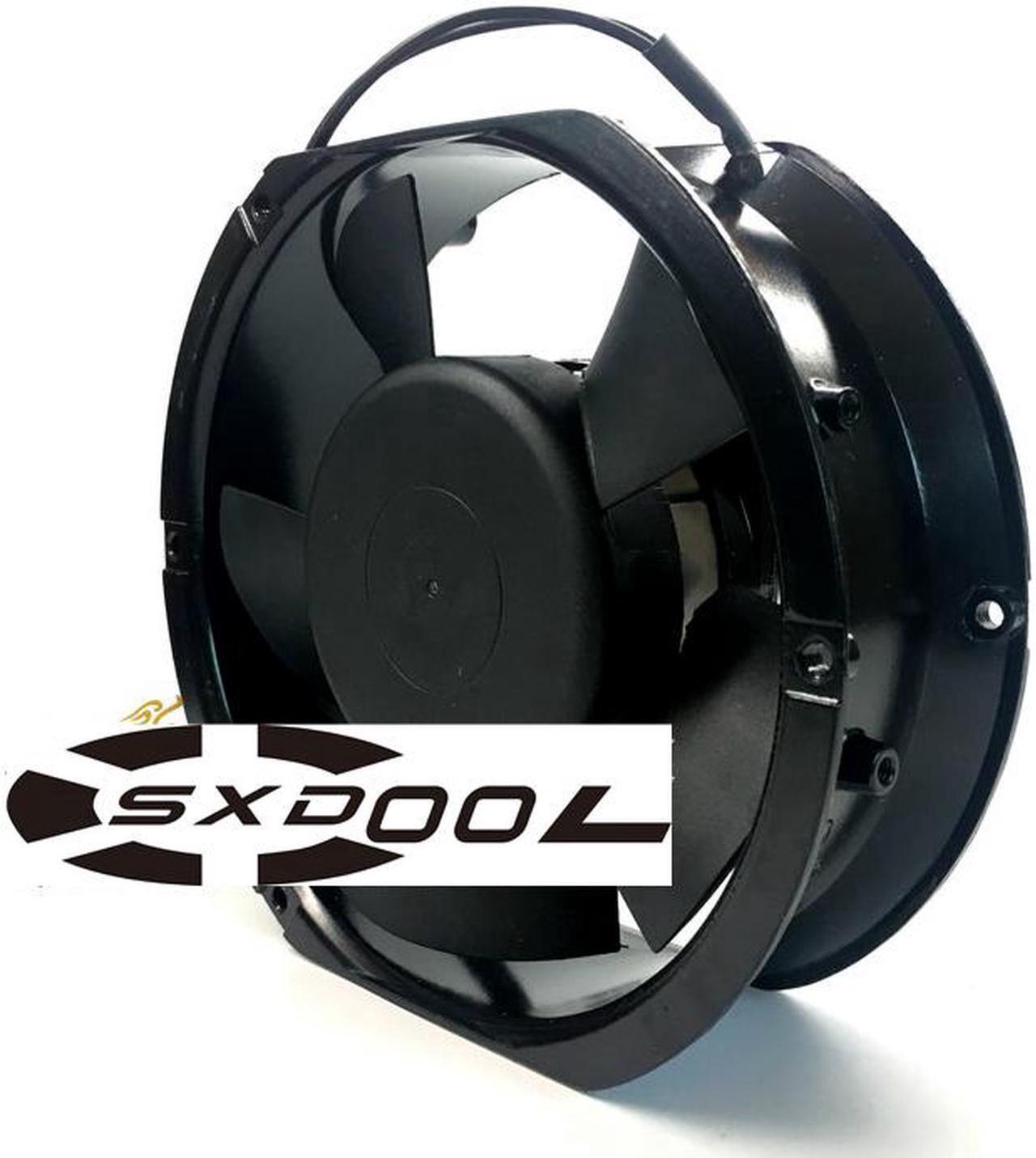 Alt view image 3 of 4 - NEW original COMMONWEALTH ROTARY FAN 172*51mm 17CM FP-108EX-S1-B 110-120V 50/60Hz 0.50A 33W Ball bearing 2 wires Axial AC fan cabinet ups server cooler