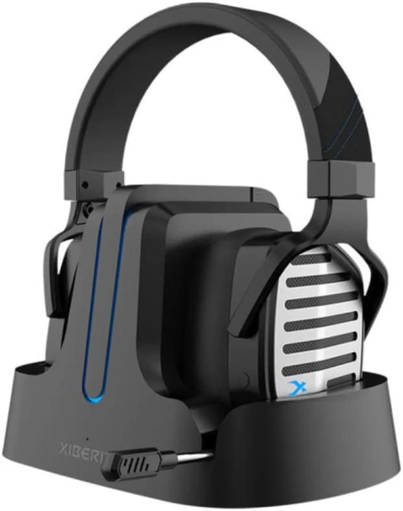 Main image of XIBERIA T20 Wireless Gaming Headset with Detachable Unidirectional Microphone Compatible for PC,PS4,PS5,2.4GHz Ultra-Low Latency,Noise Cancelling MIC,Memory Foam Earmuffs