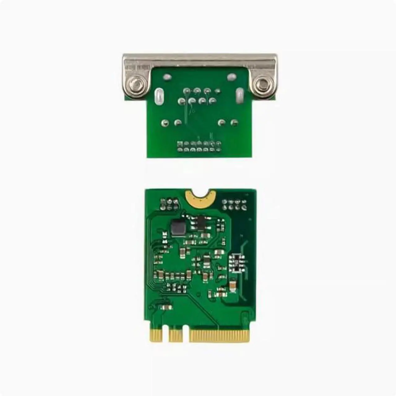 Alt view image 3 of 4 - M2 NGFF KEY A+E RTL8125B Industrial 2.5G Gigabit Network Card 2500M desktop  Gigabit vertical needle 8111F