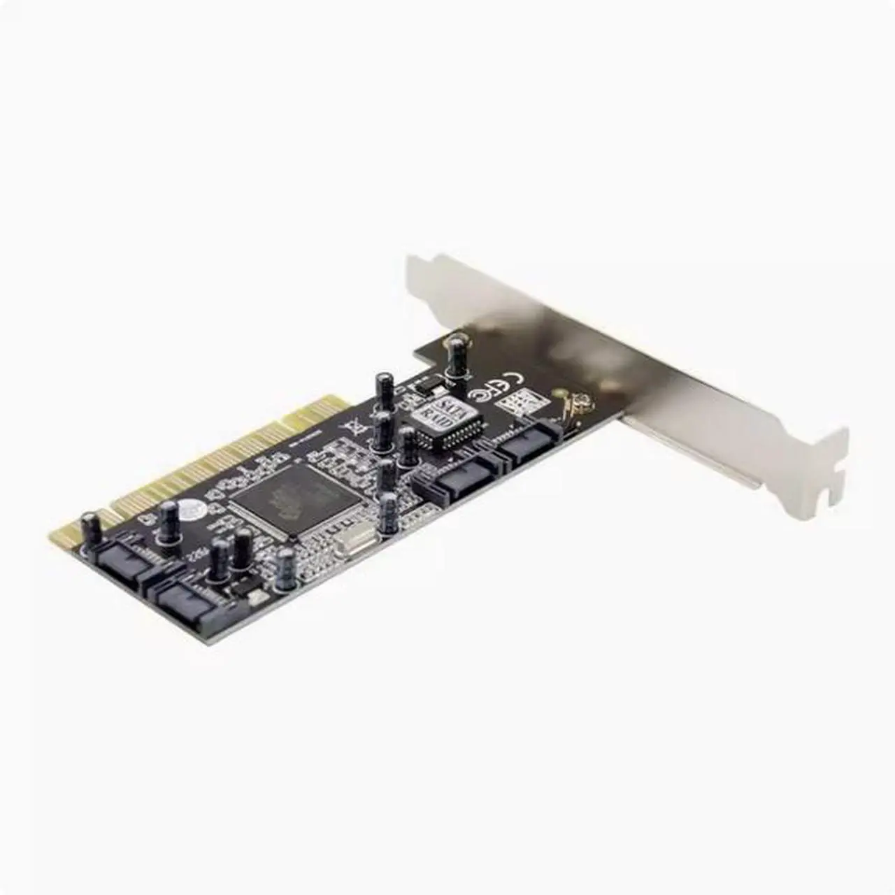 Alt view image 2 of 4 - pci to sata pci to four sata sata array cards/expansion cards Support the 3TB SIL3114 hard disk
