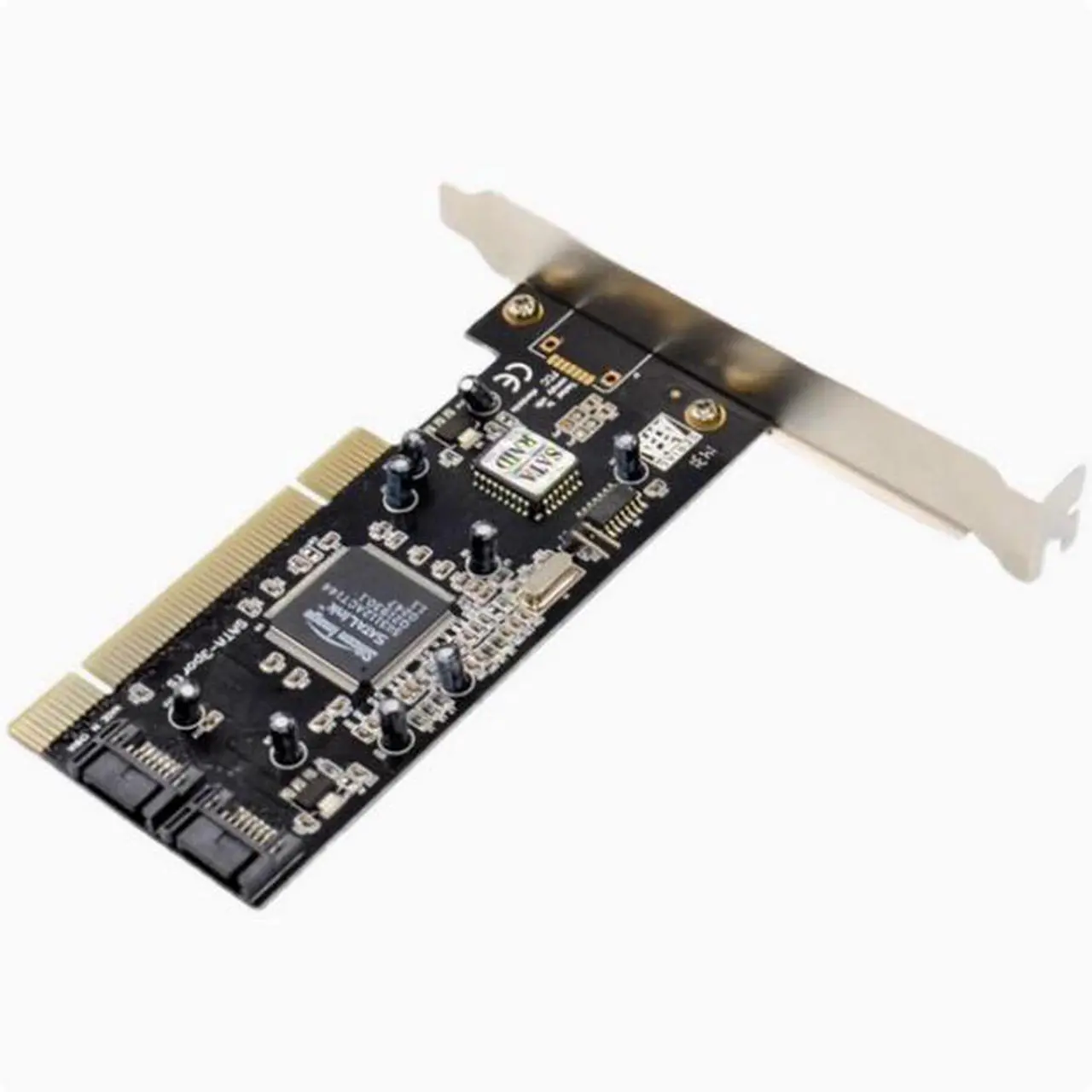 Alt view image 4 of 4 - pci to sata pci to four sata sata array cards/expansion cards Support the 3TB SIL3114 hard disk
