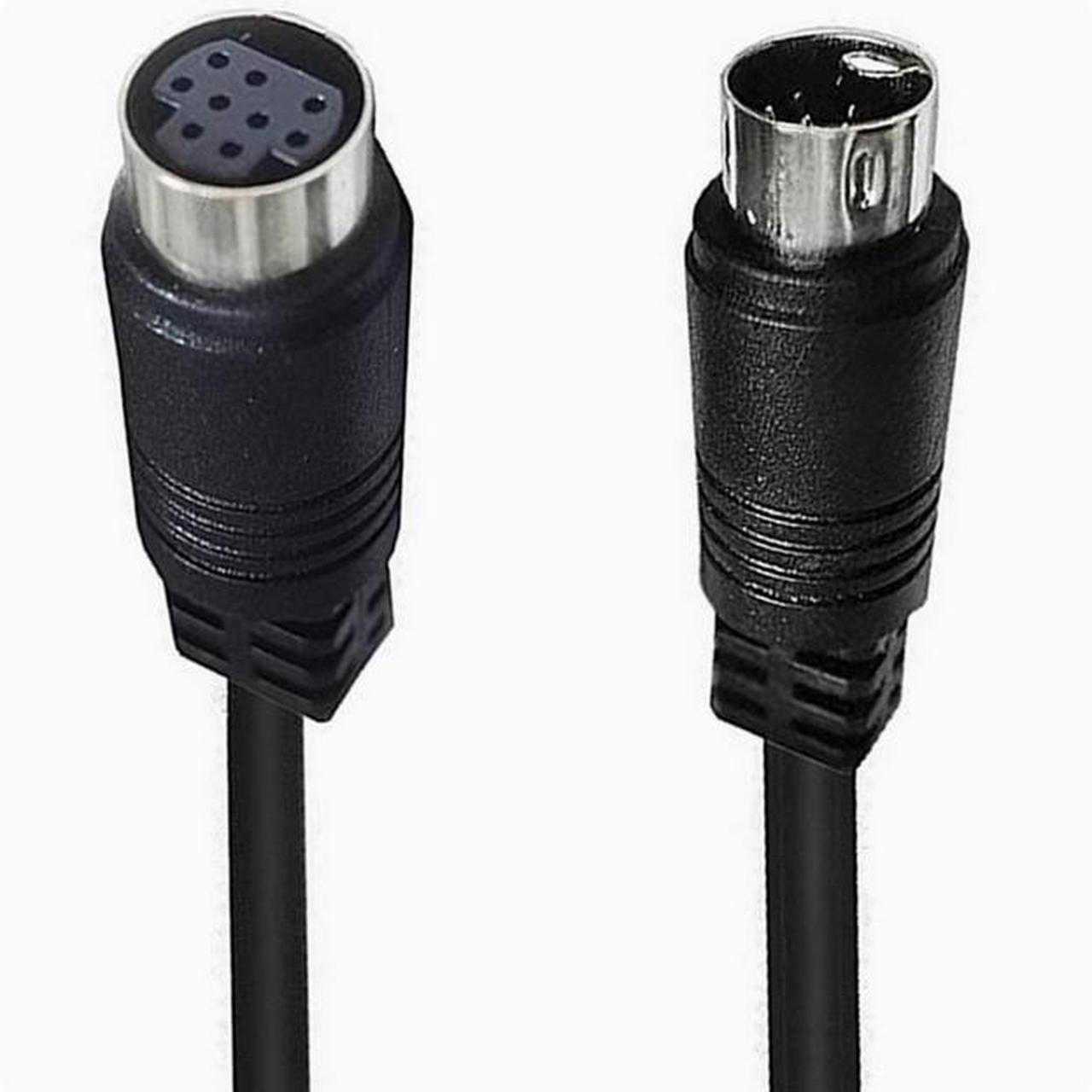 Alt view image 2 of 2 - mini din 9pin 9-pin TV audio cable 9-core S terminal STB color difference cable S-VIDEO 3m Male to Male