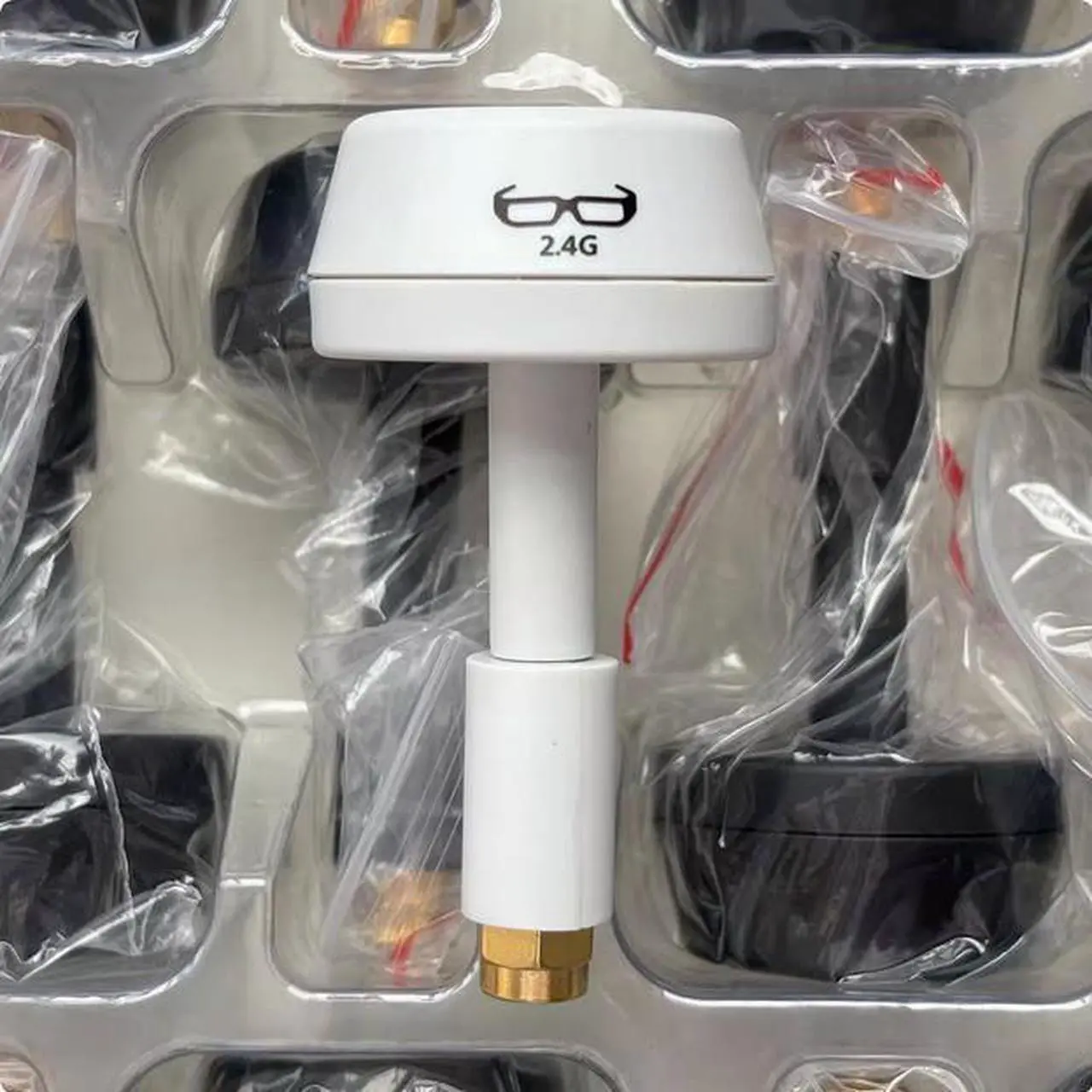 Alt view image 5 of 5 - Ehang 2.4G omnidirectional mushroom head external antenna SMA inner needle remote control extended range antenna 3dbi