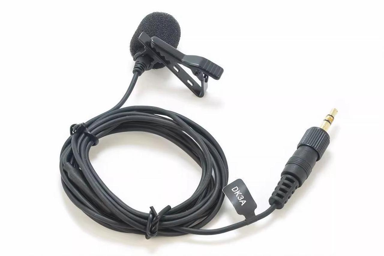 Alt view image 2 of 5 - Maple Flute Saramonic DK3A 3.5mm TRS lock broadcast grade omnidirectional collar microphone
