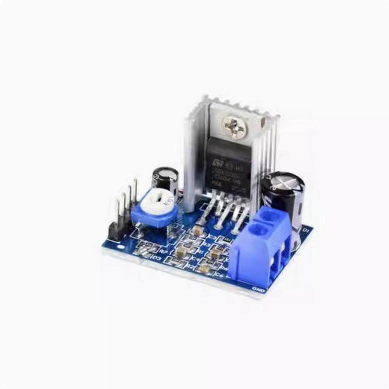 Alt view image 3 of 4 - Digital power amplifier module TDA2030 mono 18W audio amplifier module 2030A volume adjustment