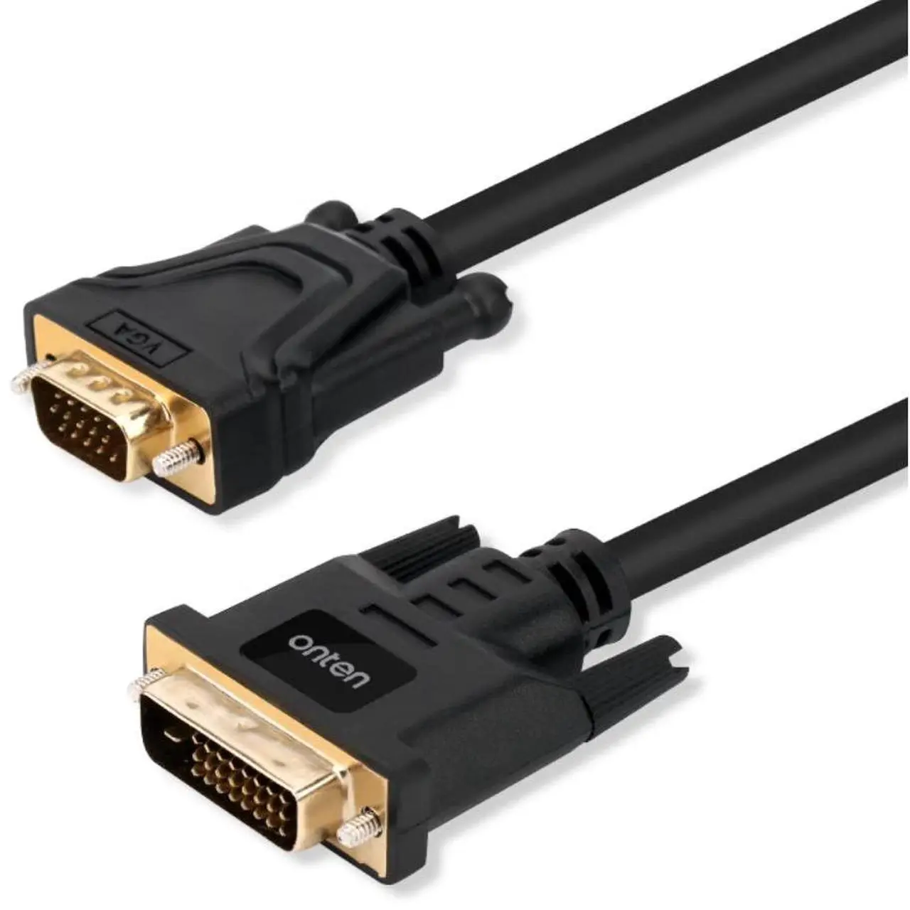 Alt view image 2 of 6 - ONTEN DVI to VGA adapter 24+1 to vda computer monitor host connection cable converter