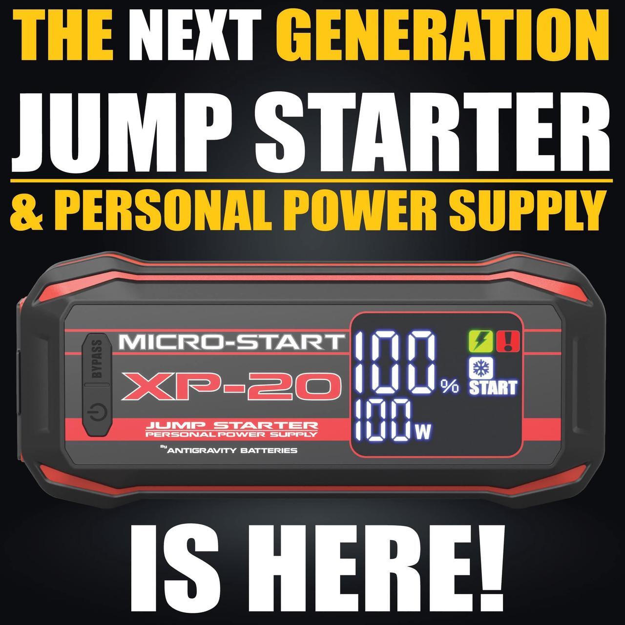Alt view image 3 of 7 - Antigravity XP-20 MICRO-START Lithium Jump-Starter Portable Power Supply PPS