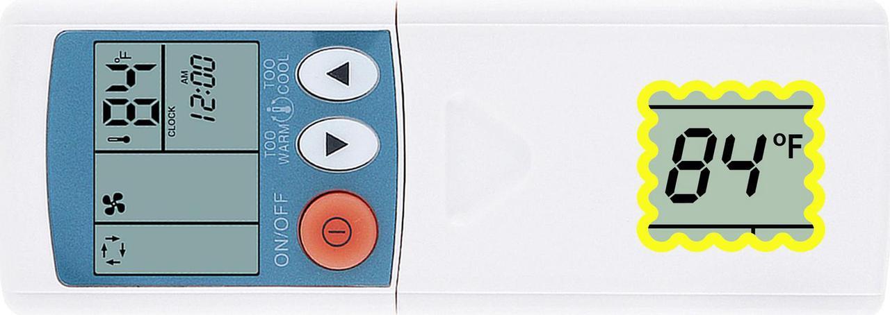 Main image of Remote Control for Mitsubishi Slz-A09ar Slz-A12ar Slz-A18ar Slz-A09ra.Th Msz-Hc35vab Slz-A12ra.Th Slz-A18ra.Th Air Conditioner Display in Fahrenheit