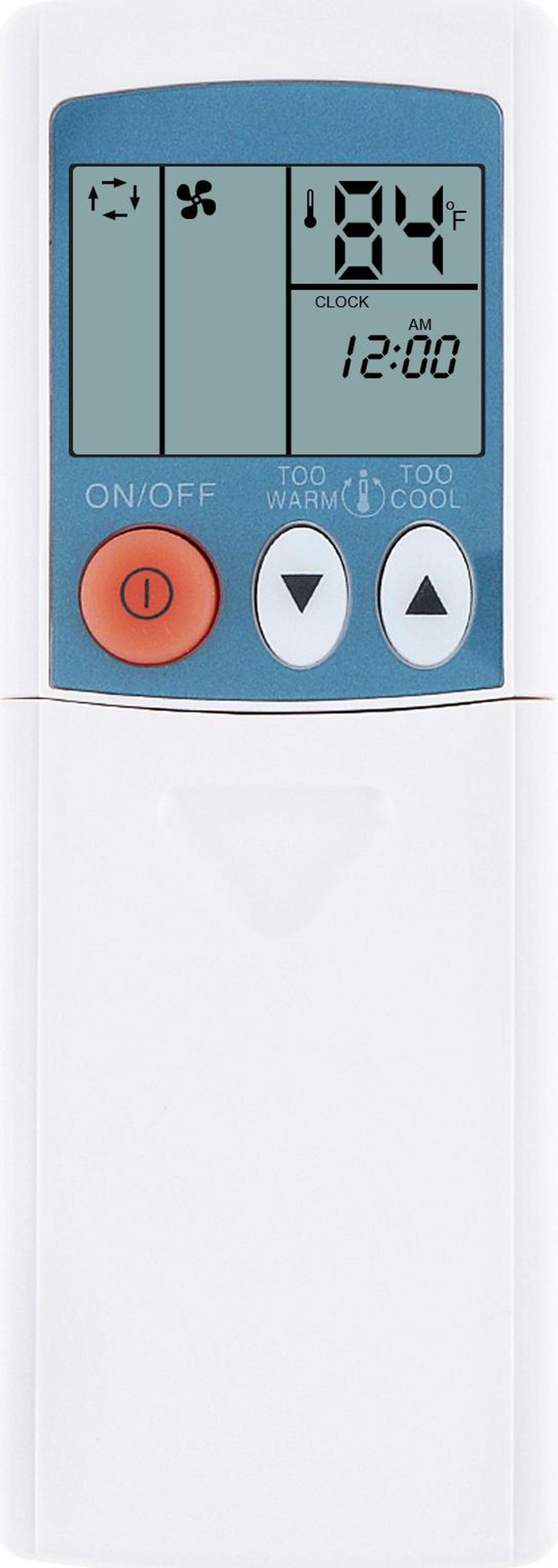 Alt view image 2 of 6 - Remote Control for Mitsubishi Slz-A09ar Slz-A12ar Slz-A18ar Slz-A09ra.Th Msz-Hc35vab Slz-A12ra.Th Slz-A18ra.Th Air Conditioner Display in Fahrenheit