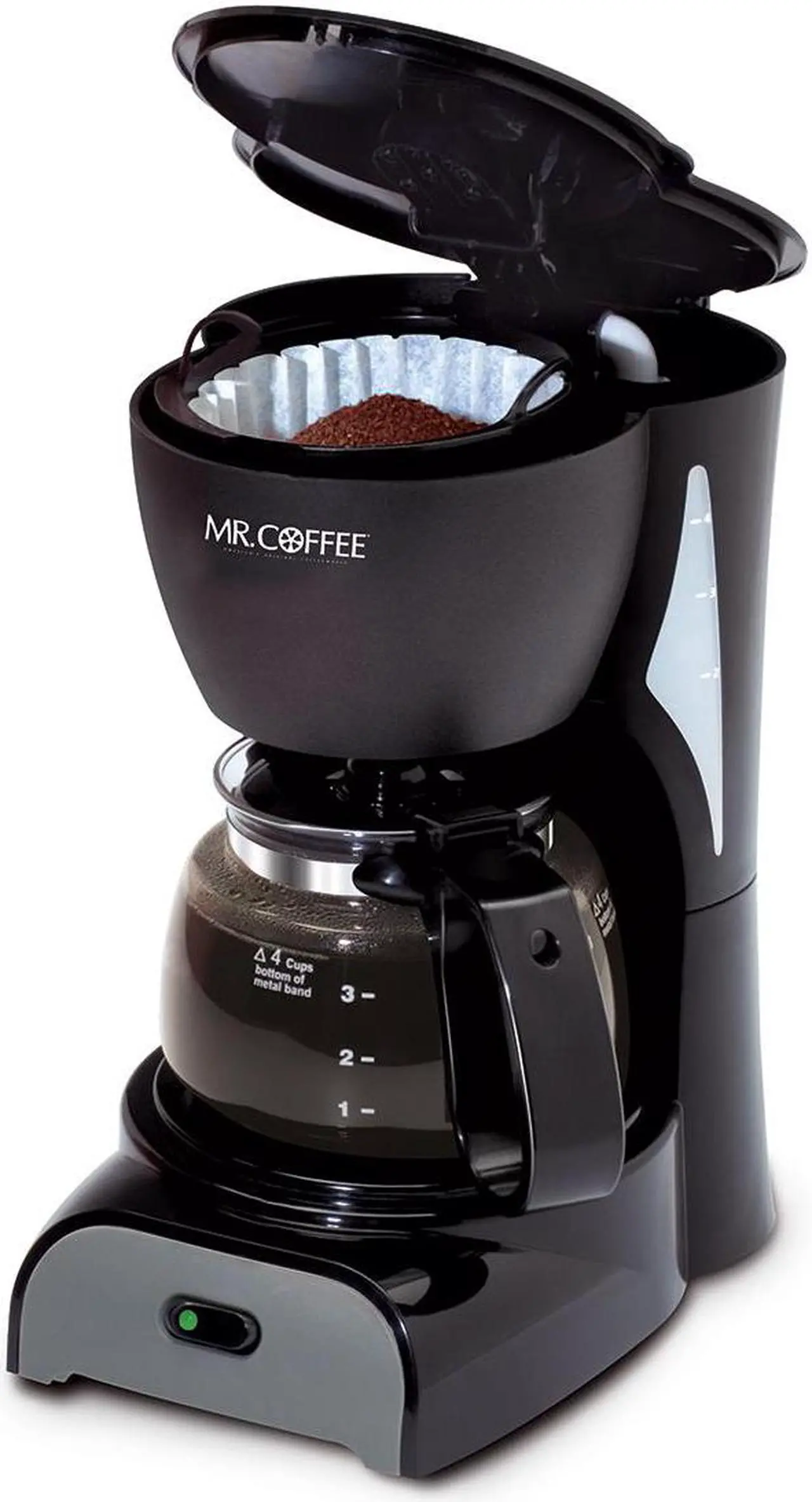 Alt view image 7 of 13 - MR.COFFEE DR5-NP 4-Cup Drip Coffeemaker - Black