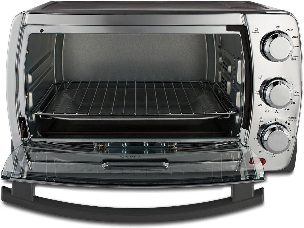 Alt view image 2 of 12 - Oster Convection Countertop Oven - 1300 W - Toast, Pizza, Broil - Silver