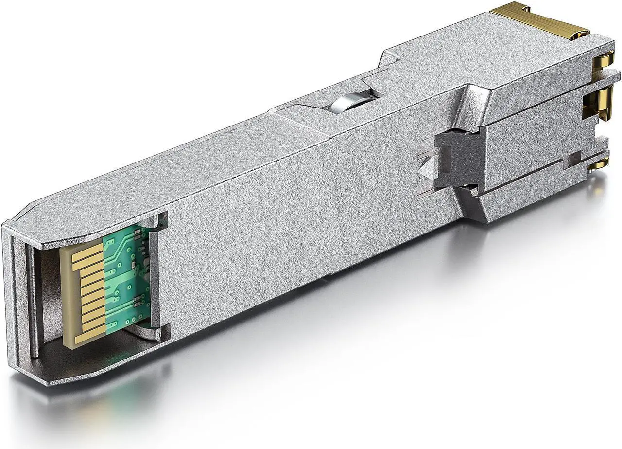 Alt view image 4 of 6 - 10Gtek 1.25G SFP-T, 1000BASE-T Copper SFP, SFP to RJ45 SFP Module Transceiver for Cisco SFP-GE-T, Meraki, Fortinet, Ubiquiti UniFi UF-RJ45-1G, D-Link, Supermicro, Netgear, TP-Link and More