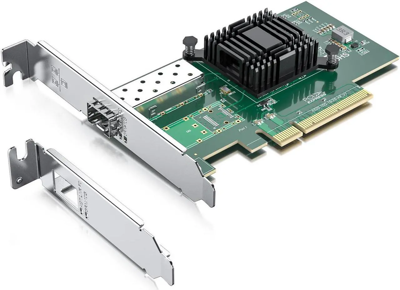 Main image of 10Gtek For Intel X520-DA1, Intel E10G42BTDA  Adapter Card with Intel 82599EN Controller 10Gb PCI-E Network Card, PCI Express2.0 x8, Single SFP+ Port, Support Windows Server/Linux/VMware