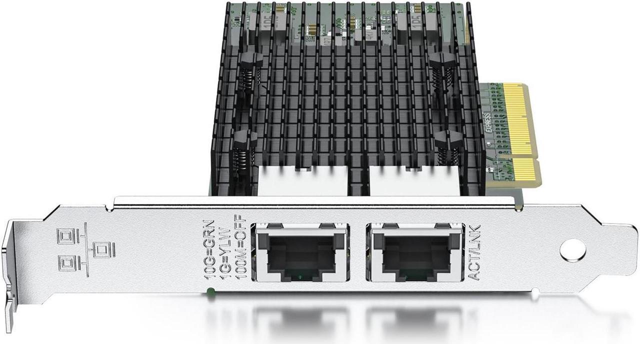 Alt view image 6 of 13 - 10Gtek For Intel X540-T2 Ethernet Adapter with Intel X540 Controller, 10Gb Ethernet Network Card, Dual Port RJ45 Copper, PCI Express 10Gb Nic Ethernet LAN Adapter