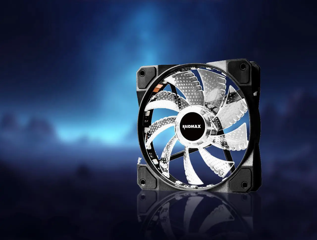 Alt view image 3 of 7 - Raidmax NV-A120R3 RGB, 3*120mm RGB LED Fans PWM