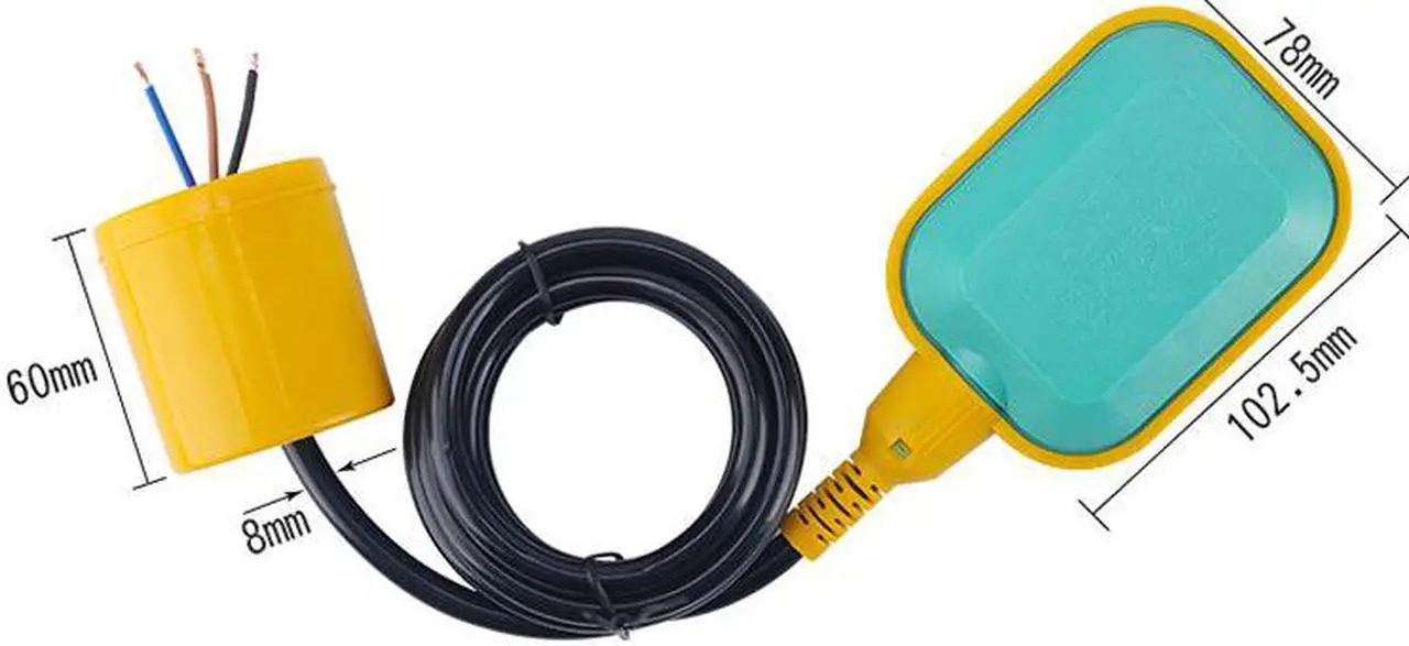 Alt view image 2 of 7 - ELECALL Water Level Controll Liquid Float Switch Contactor Sensor 3m Cable
