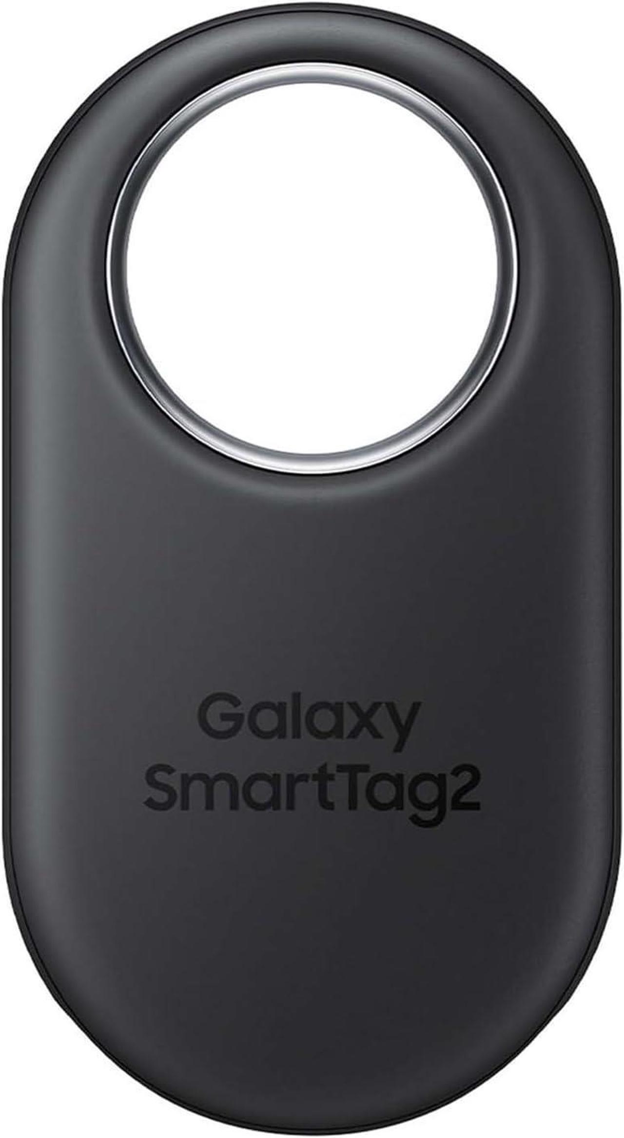 Samsung Galaxy SmartTag2 Bluetooth Tracker (1 Pack) with Compass View AR, Find Lost Mode - Black