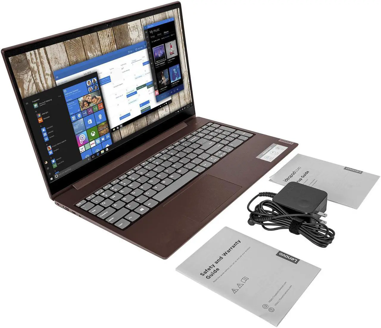 Alt view image 5 of 5 - Lenovo IdeaPad S340 Notebook, 15.6" HD Display, Intel Core i5-8265U Upto 3.9GHz, 8GB RAM, 256GB NVMe SSD, HDMI, Card Reader, Wi-Fi, Bluetooth, Windows 10 Pro