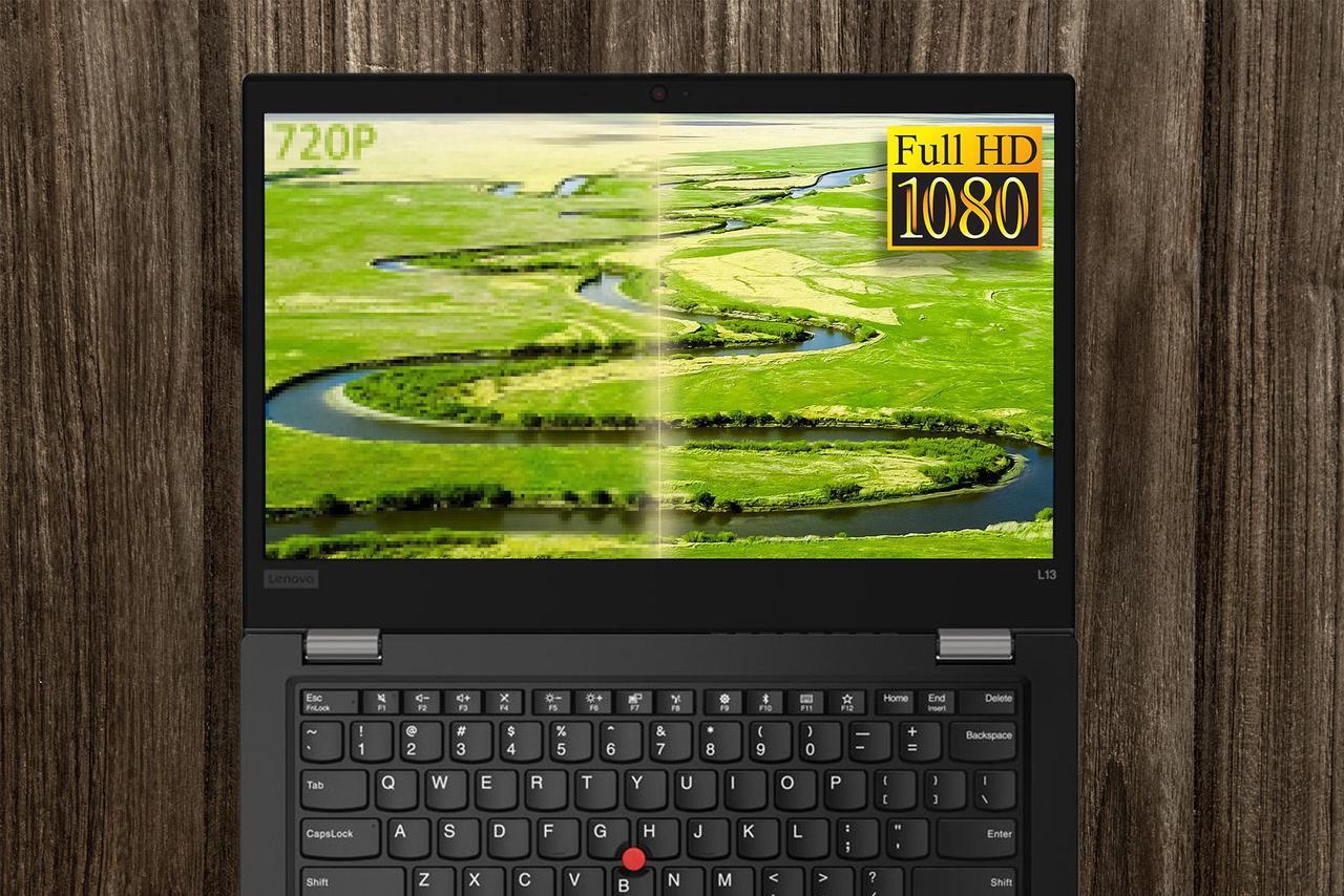 Alt view image 3 of 5 - Lenovo ThinkPad L13 Yoga 2-in-1, 13.3" FHD Touch Display, Intel Core i5-10210U Upto 4.2GHz, 8GB RAM, 256GB NVMe SSD, HDMI, DisplayPort via USB-C, Card Reader, Wi-Fi, Bluetooth, Windows 10 Pro