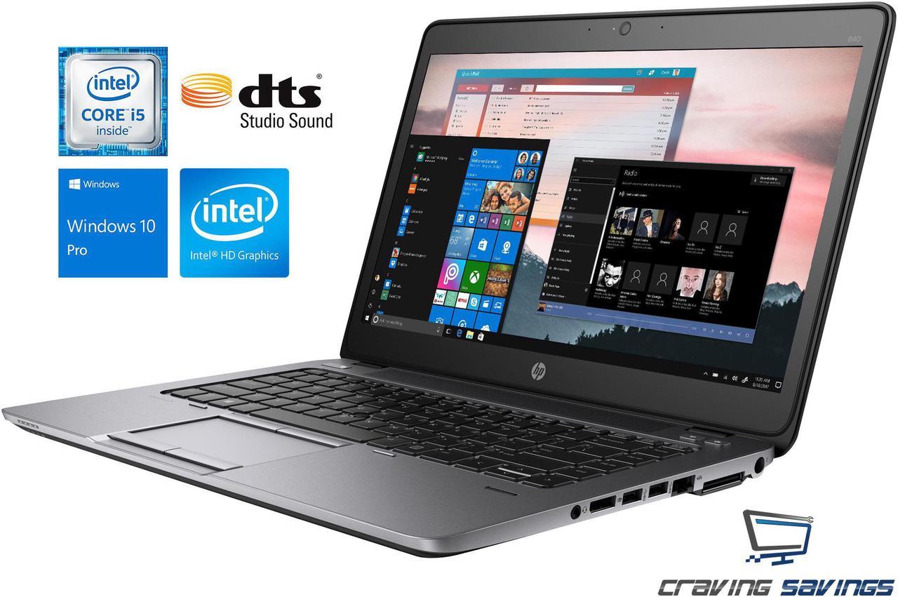 HP EliteBook 820 G2 Notebook, 12.5" HD Display, Intel Core i5-5300U Upto 2.9GHz, 16GB RAM, 512GB SSD, Wifi, BT, Fingerprint Reader, Docking Connector, Windows 10 Pro