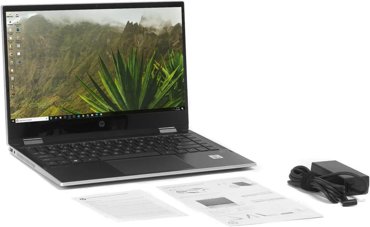 Alt view image 7 of 7 - HP Pavilion x360 2-in-1, 14" HD Touch Display, Intel Core i3-1115G4 Upto 4.1GHz, 32GB RAM, 1TB NVMe SSD, HDMI, DisplayPort via USB-C, Card Reader, Wi-Fi, Bluetooth, Windows 10 Pro S