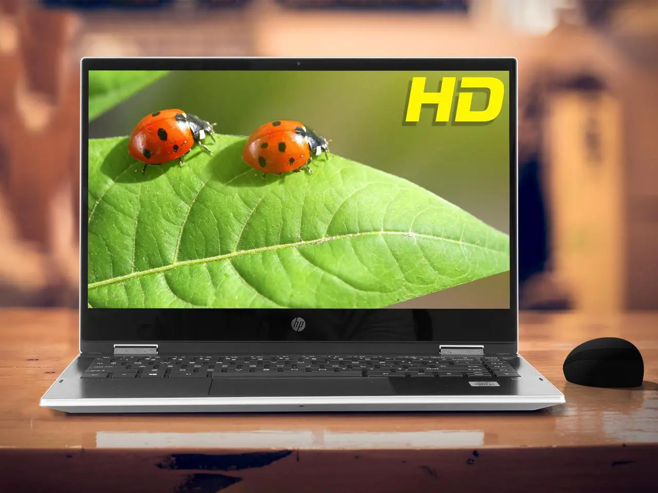 Alt view image 4 of 7 - HP Pavilion x360 2-in-1, 14" HD Touch Display, Intel Core i3-1115G4 Upto 4.1GHz, 32GB RAM, 1TB NVMe SSD, HDMI, DisplayPort via USB-C, Card Reader, Wi-Fi, Bluetooth, Windows 10 Pro S