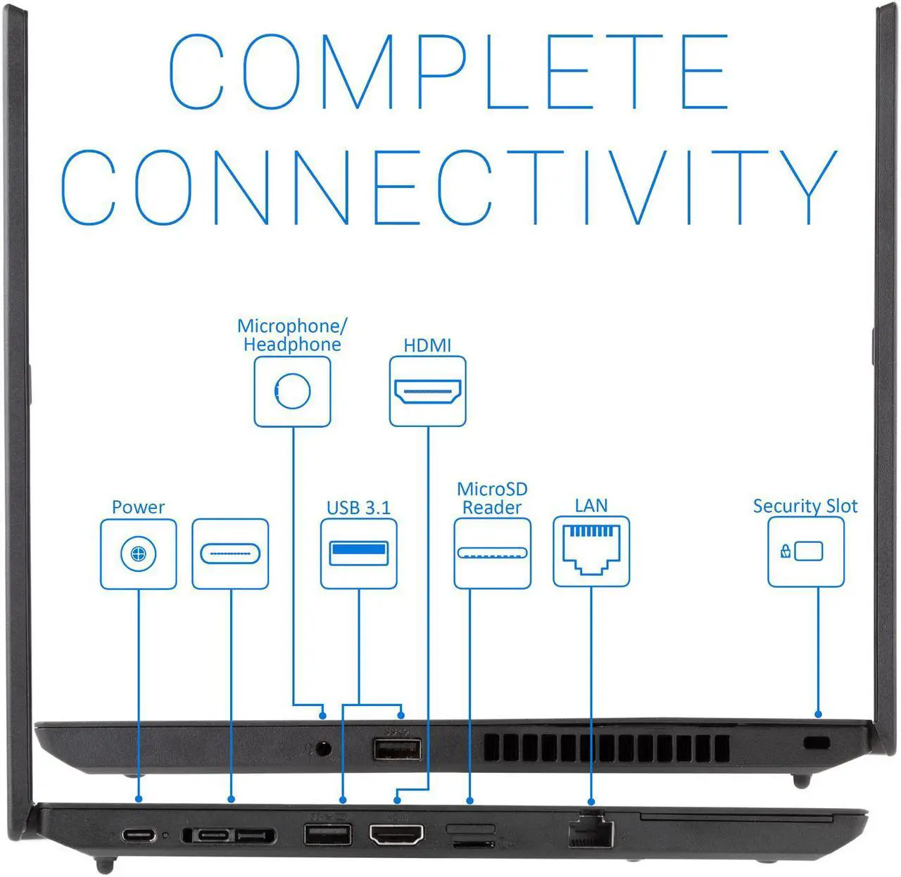 Alt view image 5 of 7 - Lenovo thinkPad L14 Notebook, 14" IPS FHD Display, Intel Core i7-10510U Upto 4.9GHz, 16GB RAM, 4TB NVMe SSD, HDMI, Card Reader, Wi-Fi, Bluetooth, Windows 10 Pro