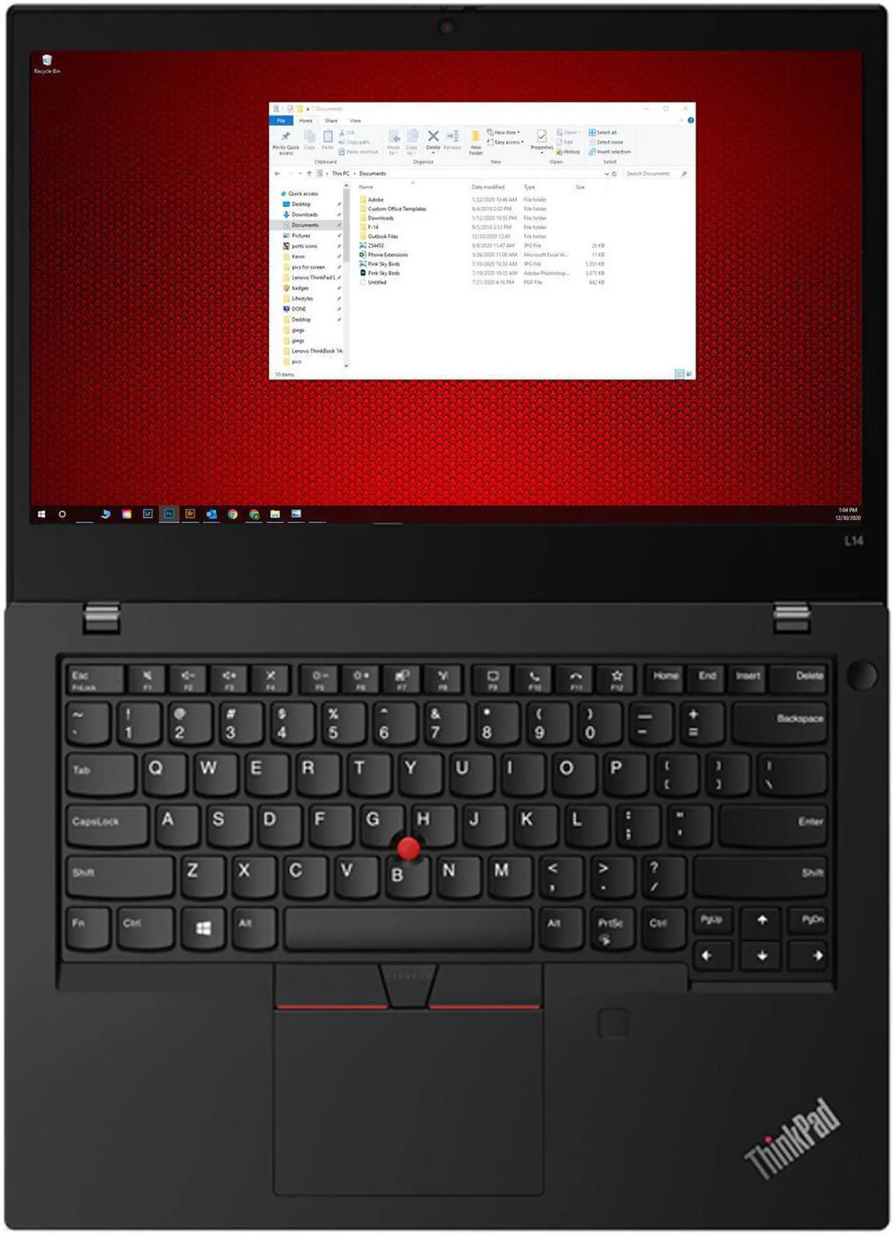 Alt view image 7 of 7 - Lenovo thinkPad L14 Notebook, 14" IPS FHD Display, Intel Core i7-10510U Upto 4.9GHz, 16GB RAM, 4TB NVMe SSD, HDMI, Card Reader, Wi-Fi, Bluetooth, Windows 10 Pro
