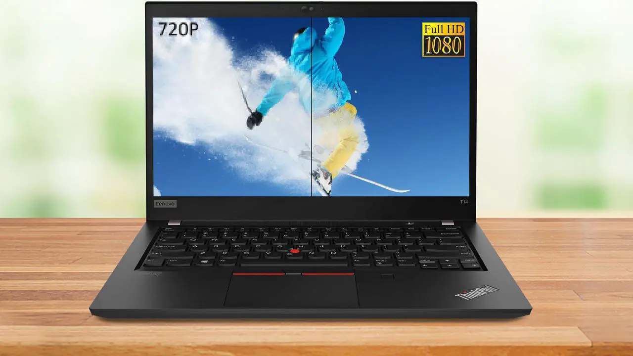 Alt view image 4 of 7 - Lenovo ThinkPad T14 Notebook, 14" IPS FHD Display, Intel Core i7-10510U Upto 4.9GHz, 32GB RAM, 2TB NVMe SSD, HDMI, DisplayPort via USB-C, Card Reader, Wi-Fi, Bluetooth, Windows 10 Pro