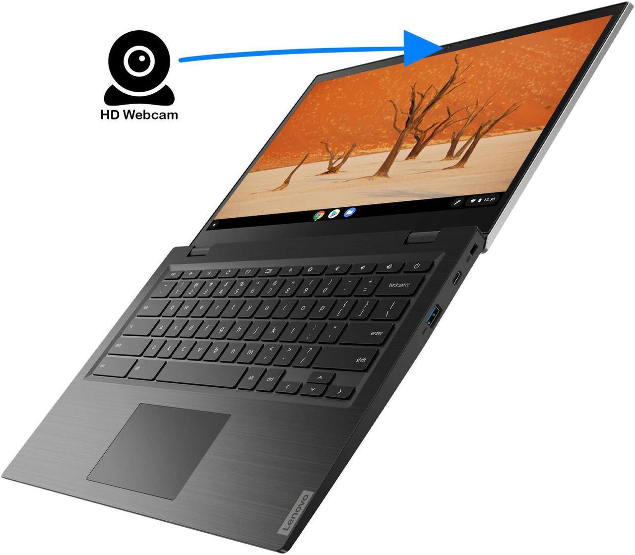 Alt view image 5 of 7 - Lenovo 14E Chromebook, 14" FHD Display, AMD A4-9120C Upto 2.4GHz, 4GB RAM, 32GB eMMC, , Card Reader, Wi-Fi, Bluetooth, Chrome OS (81MH0006US)