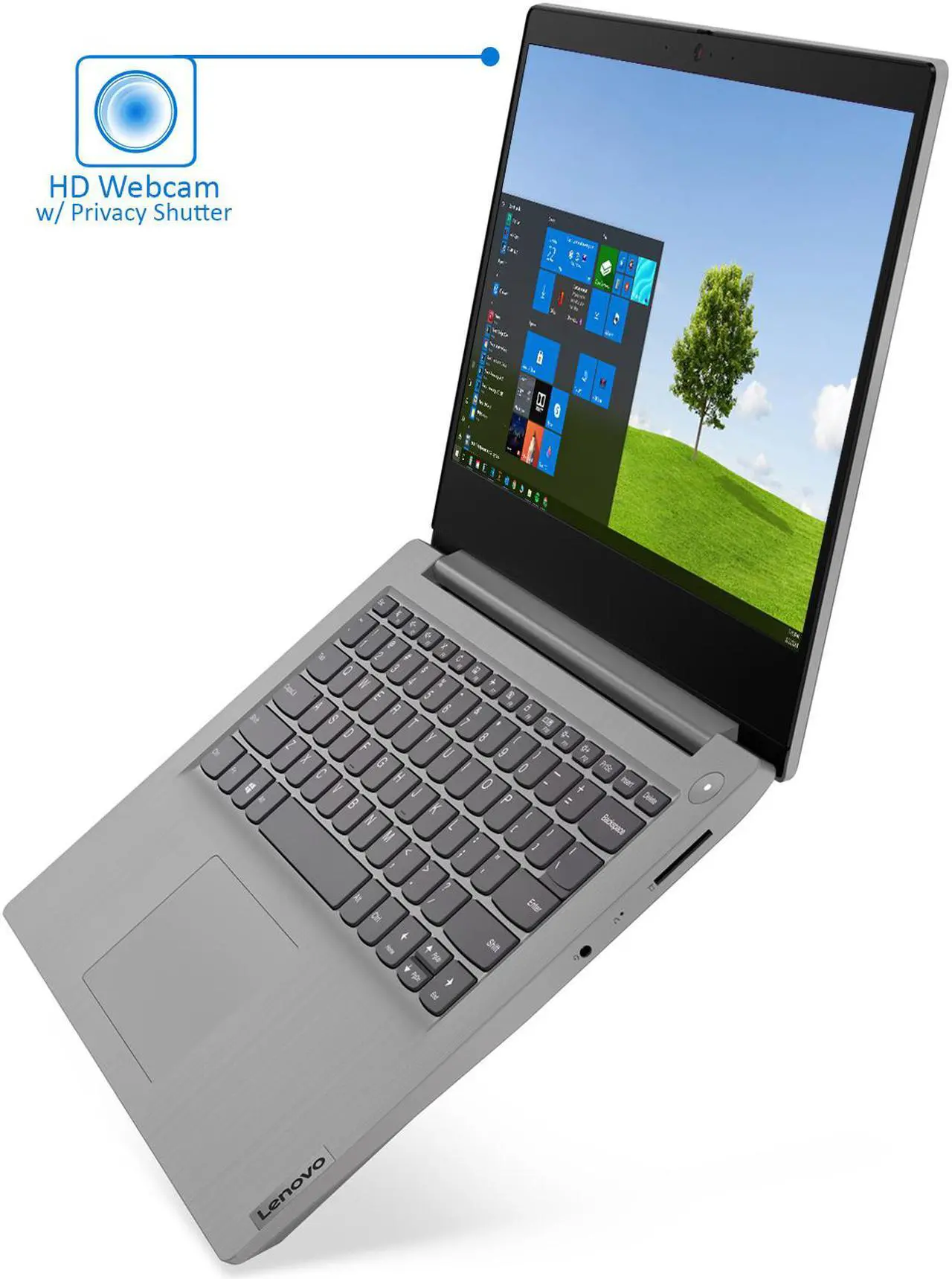 Alt view image 5 of 7 - Lenovo IdeaPad 3 Notebook, 14" FHD Display, Intel Core i5-1035G1 Upto 3.6GHz, 8GB RAM, 128GB NVMe SSD, HDMI, Card Reader, Wi-Fi, Bluetooth, Windows 10 Home