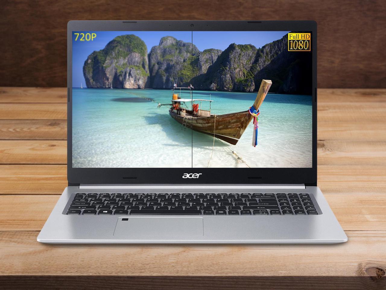 Alt view image 3 of 7 - Acer Aspire 5 Notebook, 15.6" IPS FHD Display, Intel Core i3-1005G1 Upto 3.4GHz, 4GB RAM, 256GB NVMe SSD, HDMI, Wi-Fi, Bluetooth, Windows 10 Home S