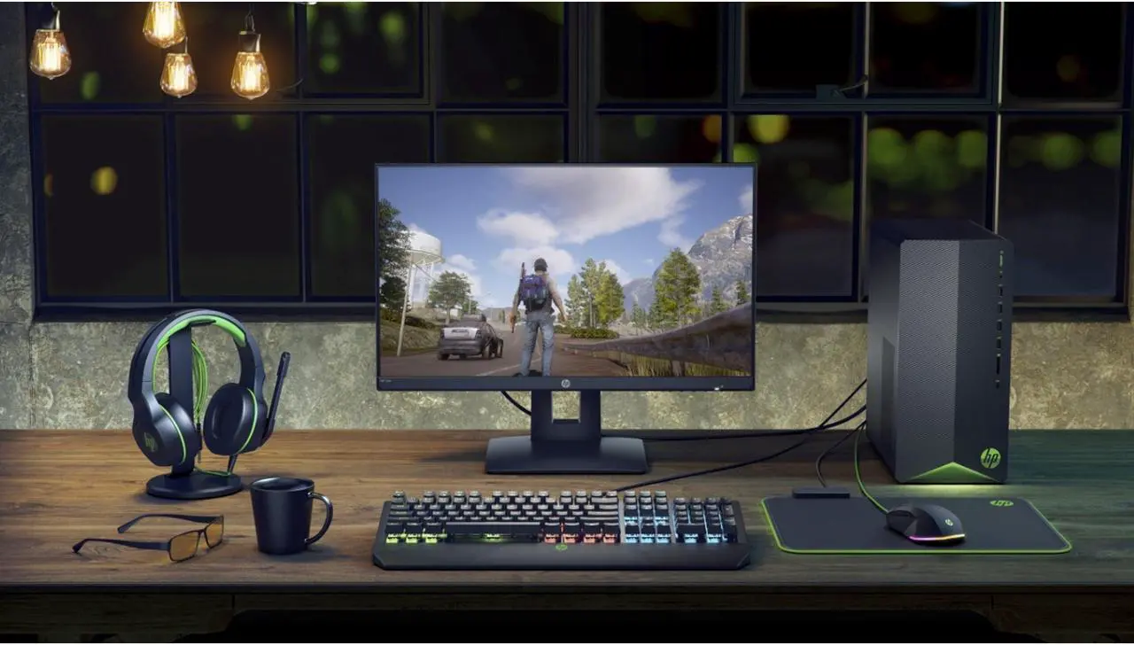Alt view image 7 of 7 - HP Pavilion TG01 Gaming Desktop, AMD Ryzen 5 5600G Upto 4.4GHz, 32GB RAM, 512GB NVMe SSD, NVIDIA GeForce GTX 1660 Super, HDMI, DisplayPort, DVI, Wi-Fi, Bluetooth, Windows 10 Home