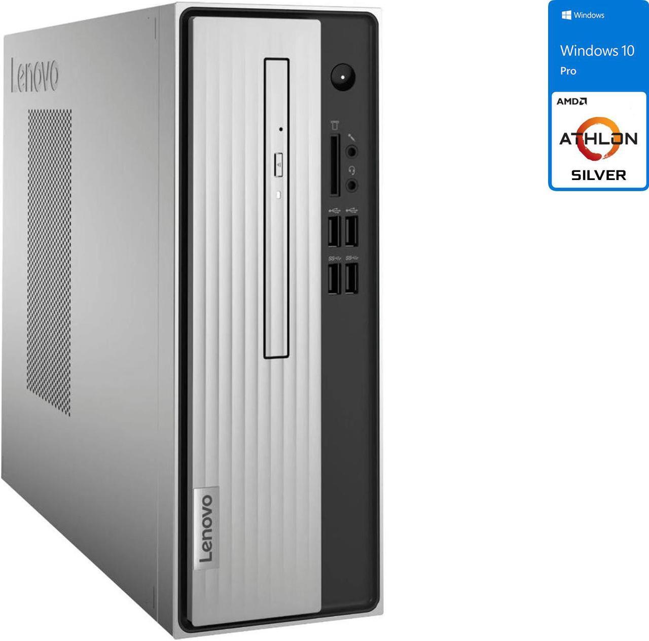 Main image of Lenovo IdeaCentre 3 07ADA Desktop, AMD Athlon Silver Athlon Silver 3050U Upto 3.2GHz, 16GB RAM, 512GB SSD, DVDRW, HDMI, VGA, Card Reader, Wi-Fi, Bluetooth, Windows 10 Pro