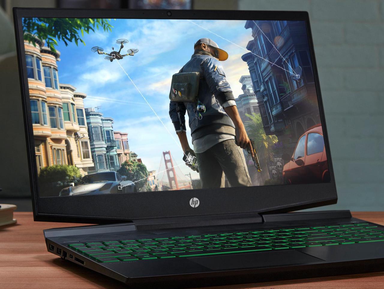 Alt view image 6 of 7 - HP Pavilion 15 Gaming Notebook, 15.6" IPS FHD Display, Intel Core i5-10300H Upto 4.5GHz, 16GB RAM, 512GB NVMe SSD, NVIDIA GeForce GTX 1650, HDMI, DisplayPort via USB-C, Wi-Fi, BT, Windows 10 Pro