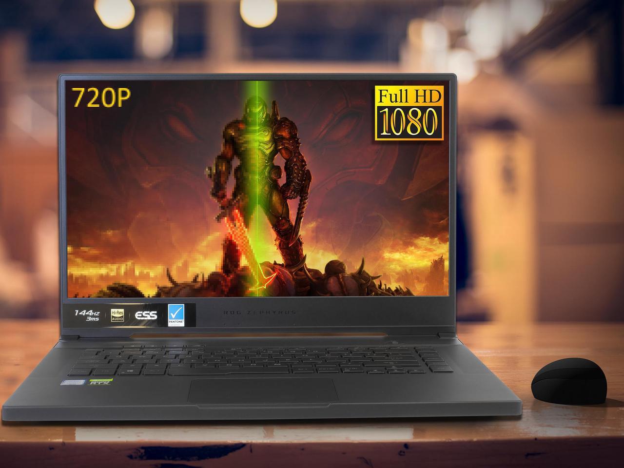 Alt view image 3 of 7 - ASUS ROG GU502GV Gaming Notebook, 15.6" 144Hz FHD Display, Intel Core i7-9750H Upto 4.5GHz, 16GB RAM, 512GB NVMe SSD, NVIDIA GeForce RTX 2060, HDMI, DisplayPort via USB-C, Windows 10 Pro