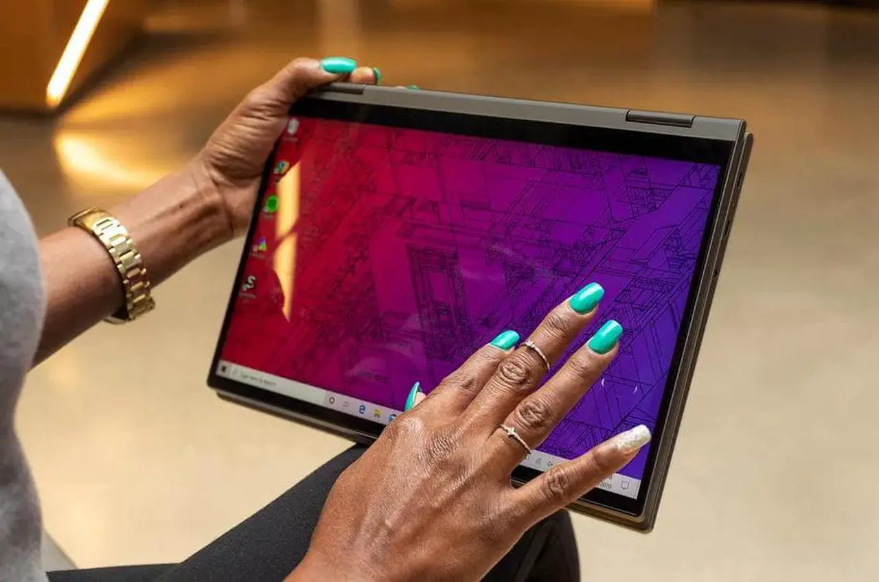 Alt view image 6 of 7 - Lenovo Yoga C740 2-in-1, 15.6" IPS FHD Touch Display, Intel Core i5-10210U Upto 4.2GHz, 12GB RAM, 256GB NVMe SSD, Wi-Fi, Bluetooth, Windows 10 Pro