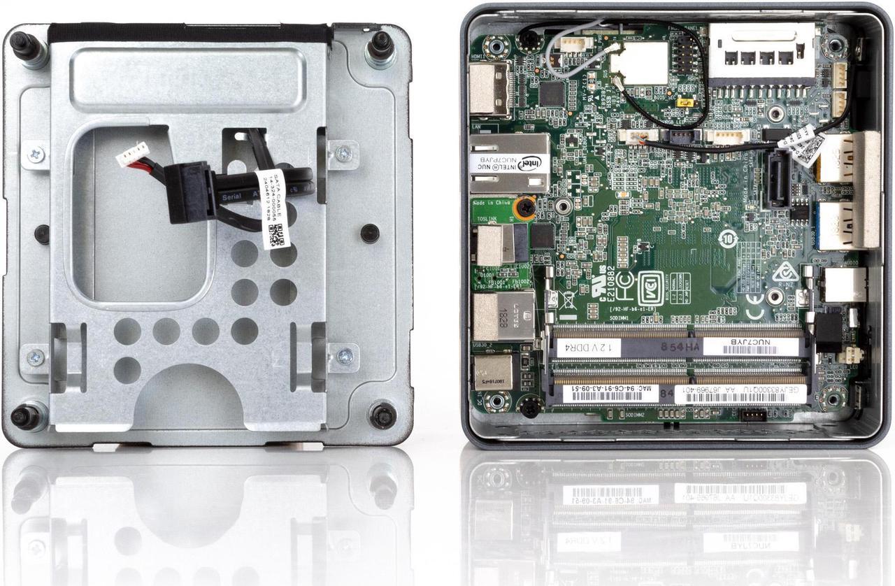 Alt view image 6 of 7 - Intel NUC7PJYH Mini PC, Intel Pentium Silver J5005 Upto 2.8GHz, 8GB RAM, 256GB SSD, HDMI, Card Reader, Wi-Fi, Bluetooth, Windows 10 Pro