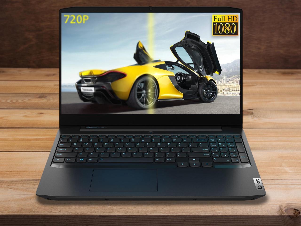 Alt view image 3 of 7 - Lenovo IdeaPad 3 Gaming Notebook, 15.6" 120Hz FHD Display, AMD Ryzen 7 4800H Upto 4.2GHz, 16GB RAM, 512GB NVMe SSD, NVIDIA GeForce GTX 1650 Ti, HDMI, Wi-Fi, Bluetooth, Windows 10 Pro