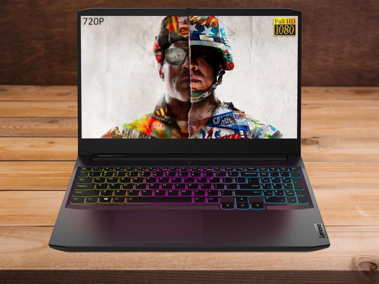 Alt view image 6 of 7 - Lenovo IdeaPad 3i Gaming Laptop, 15.6" 120Hz FHD Display, Intel Core i5-11300H Upto 4.4GHz, 8GB RAM, 1TB NVMe SSD, NVIDIA GeForce GTX 1650, HDMI, Wi-Fi, Bluetooth, Windows 11 Pro