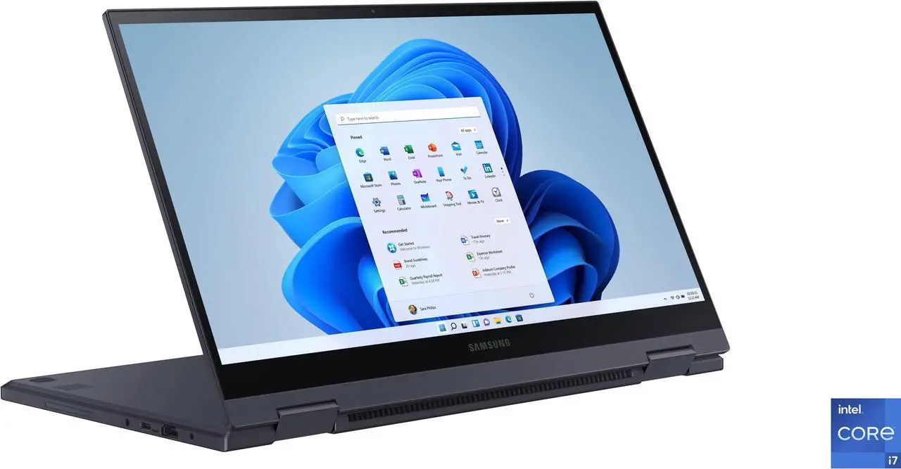 Alt view image 2 of 4 - Samsung Galaxy Book Flex 2 2-in-1, 13.3" FHD QLED Touch Display, Intel Core i7-1165G7 Upto 4.7GHz, 16GB RAM, 512GB NVMe SSD, HDMI, Wi-Fi, Bluetooth, Windows 11 Home (NP730QDA-KA3US)
