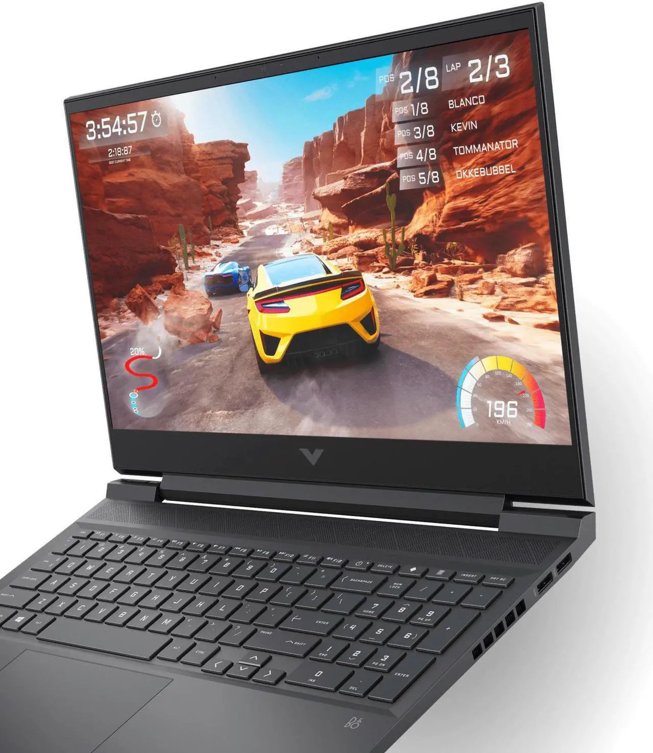 Alt view image 6 of 6 - HP Victus 15 Gaming Laptop, 15.6" 144Hz FHD Display, AMD Ryzen 7 5800H Upto 4.4GHz, 16GB RAM, 512GB NVMe SSD, NVIDIA GeForce RTX 3050 Ti, HDMI, DisplayPort via USB-C, Wi-Fi, Bluetooth, Windows 11 Pro