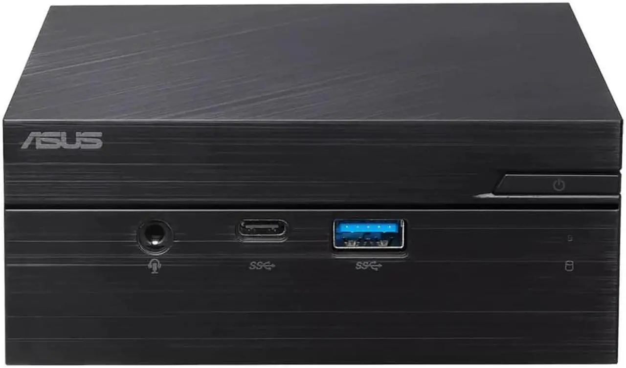 Main image of ASUS PN51 Mini PC, AMD Ryzen 3 5300U Upto 3.8GHz, 8GB RAM, 256GB NVMe SSD, HDMI, DisplayPort, DisaplyPort via USB-C, Wi-Fi, Bluetooth, Windows 11 Pro