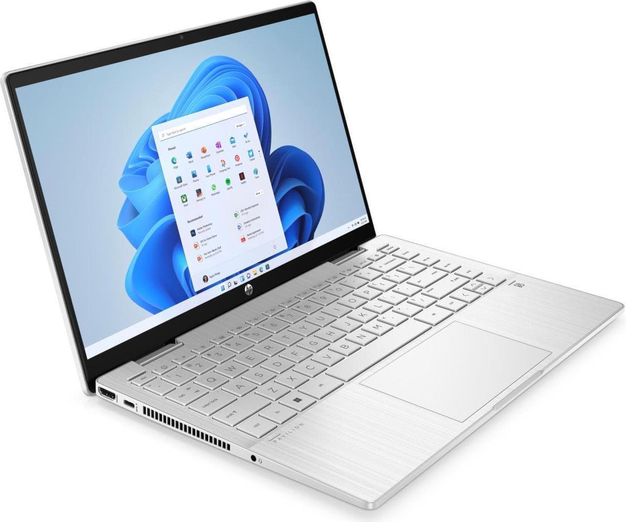 Alt view image 2 of 5 - HP Pavilion x360 2-in-1, 14" IPS FHD Touch Display, Intel Core i5-1235U Upto 4.4GHz, 8GB RAM, 2TB NVMe SSD, HDMI, DisplayPort via USB-C, Card Reader, Wi-Fi, Bluetooth, Windows 11 Pro