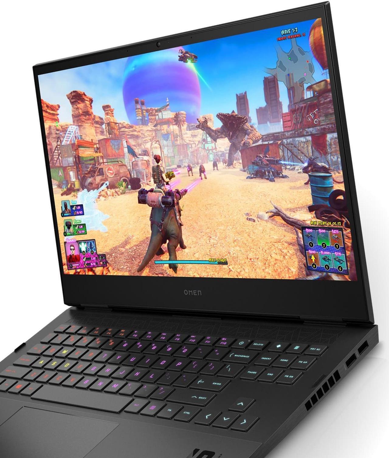 Alt view image 3 of 5 - HP OMEN 16 Gaming Laptop, 16.1" 144Hz FHD Display, AMD Ryzen 7 6800H Upto 4.7GHz, 16GB RAM, 512GB NVMe SSD, NVIDIA GeForce RTX 3060, HDMI, DisplayPort via USB-C, Windows 11 Home (6A8H3UA)