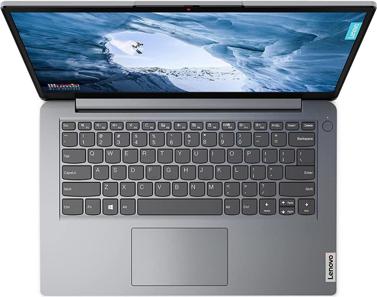 Alt view image 2 of 5 - Lenovo IdeaPad 1 Laptop, 14" HD Display, Intel Core i3-1215U Upto 4.4GHz, 4GB RAM, 256GB NVMe SSD, HDMI, Card Reader, Wi-Fi, Bluetooth, Windows 11 Pro S
