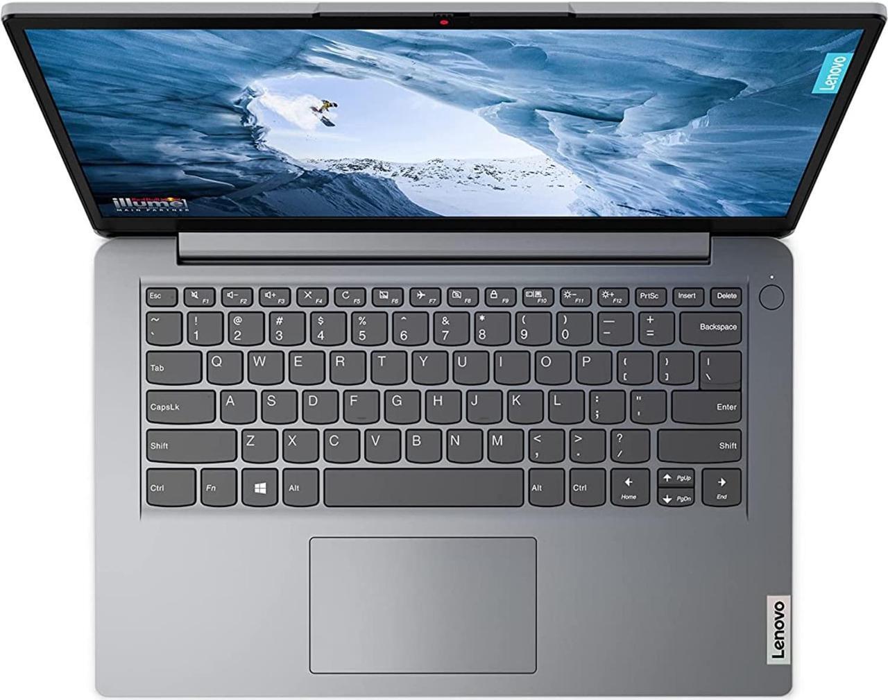 Alt view image 2 of 5 - Lenovo IdeaPad 1 Laptop, 14" HD Display, Intel Core i3-1215U Upto 4.4GHz, 8GB RAM, 256GB NVMe SSD, HDMI, Card Reader, Wi-Fi, Bluetooth, Windows 11 Pro S