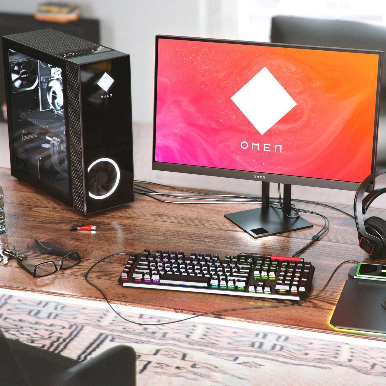 Alt view image 5 of 5 - HP OMEN GT13 Gaming Desktop, AMD Ryzen 7 5800X Upto 4.7GHz, 32GB RAM, 2TB NVMe SSD, NVIDIA GeForce RTX 3080, HDMI, DisplayPort, Wi-Fi, Bluetooth, Windows 11 Pro