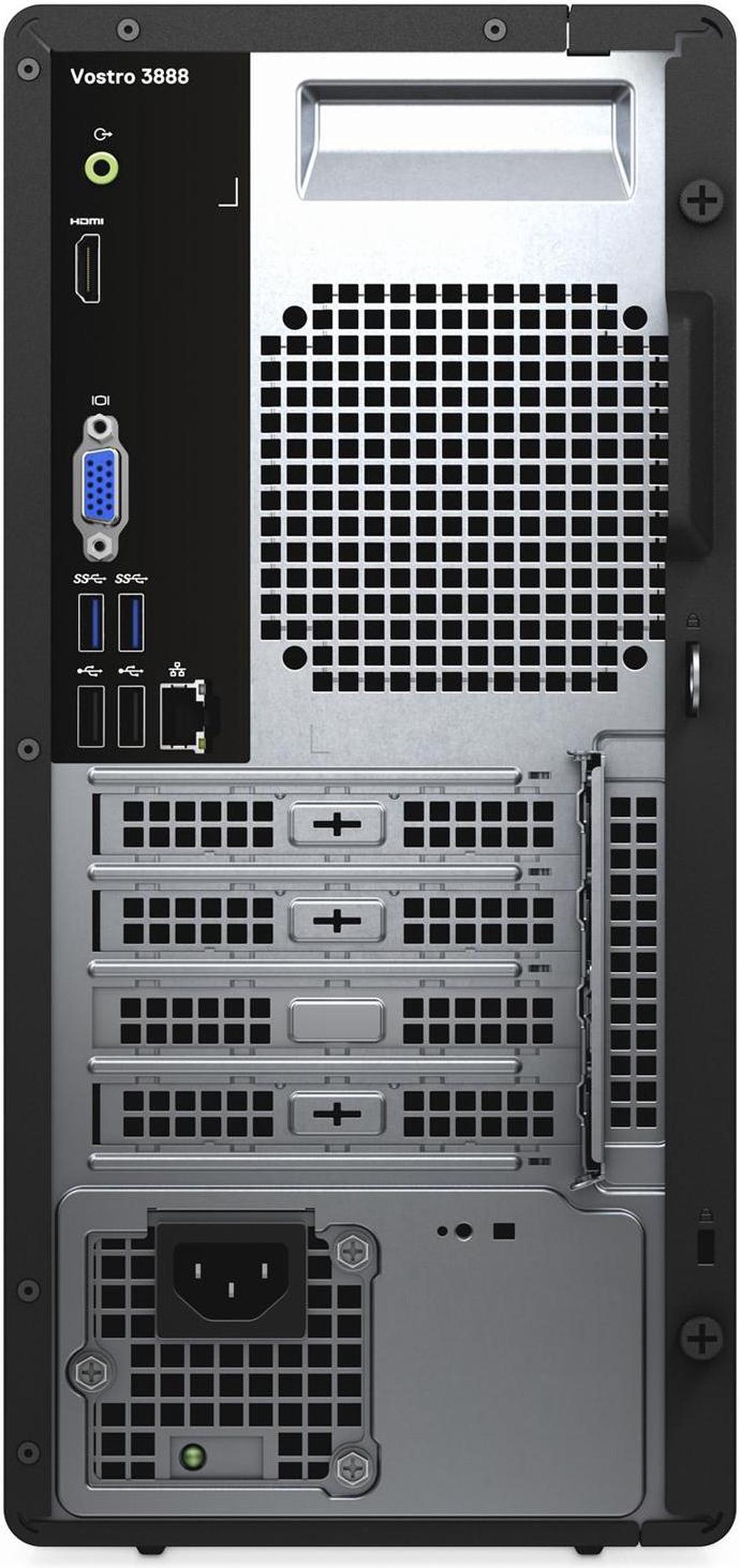 Alt view image 5 of 7 - Dell Vostro 3888 Desktop, Intel Core i7-10700 Upto 4.8GHz, 32GB RAM, 1TB SSD, DVDRW, HDMI, VGA, Windows 10 Pro