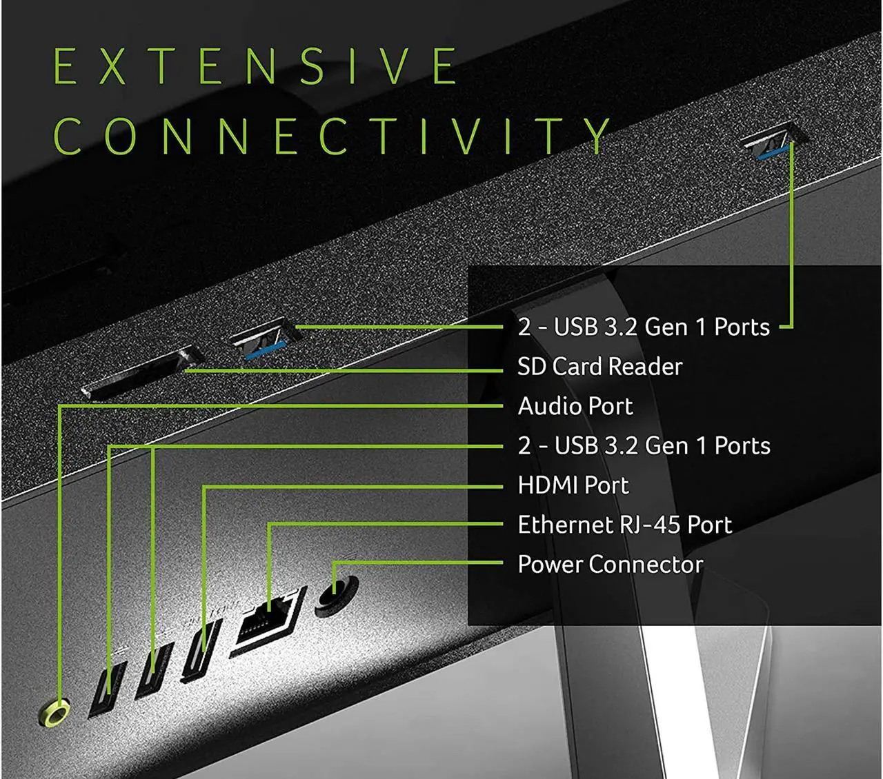 Alt view image 6 of 7 - Acer Aspire C24 All-in-One, 23.8" FHD Display, Intel Core i3-1005G1 Upto 3.4GHz, 16GB RAM, 1TB NVMe SSD, HDMI, Wi-Fi, Bluetooth, Windows 10 Pro